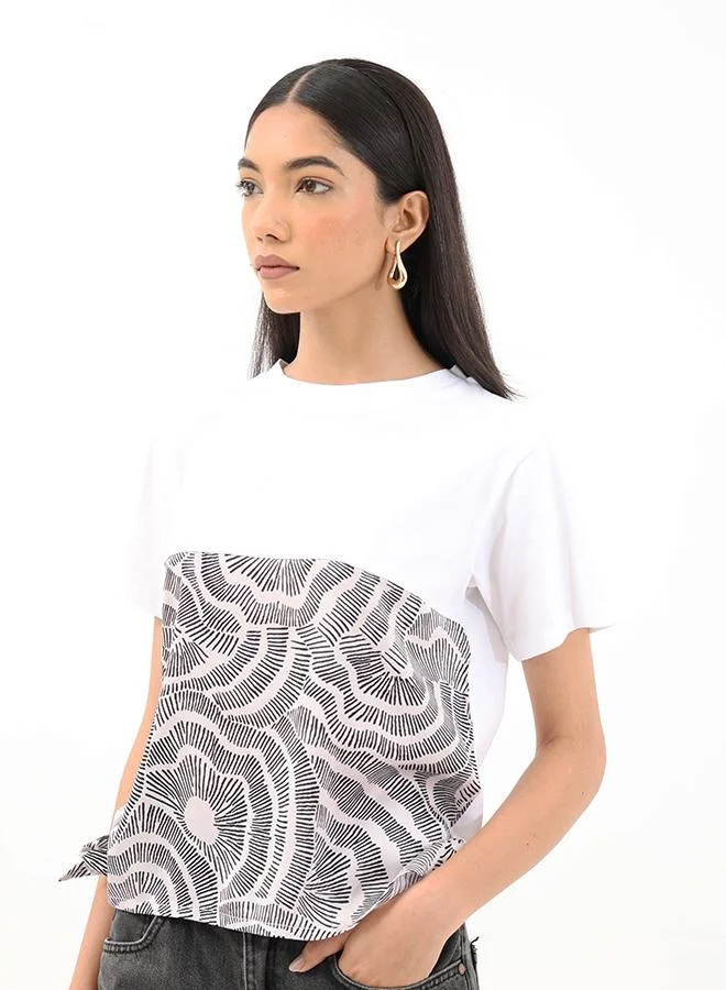 Studio Erst Scarf Print T-shirt